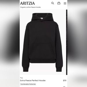 Brand New Aritzia Extra Fleece Perfect Hoodie